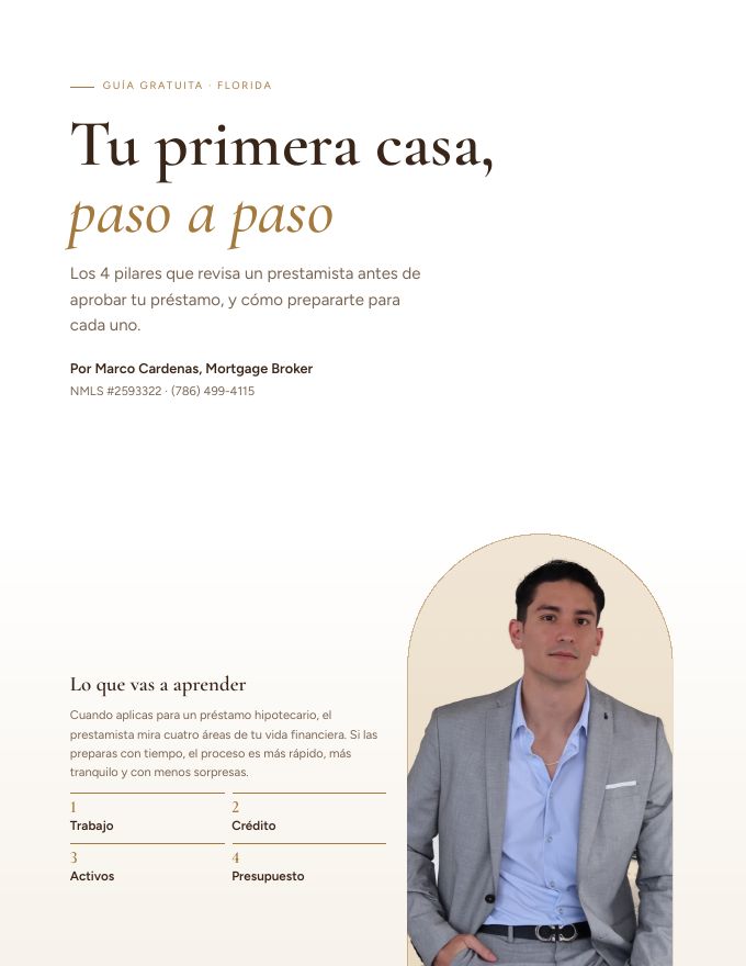 Portada de la guía para comprar tu primera casa